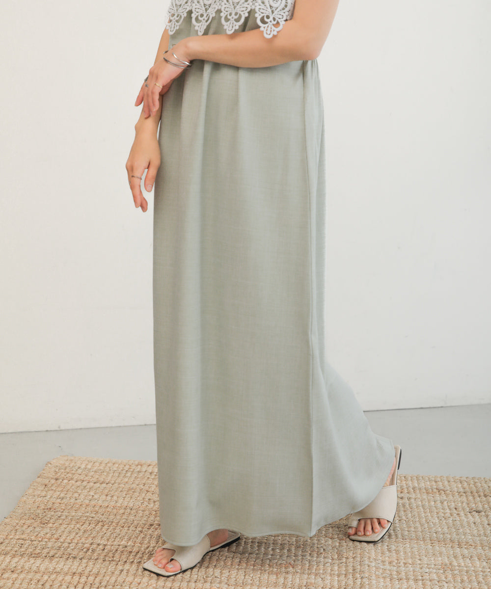 レースコンビIラインワンピース