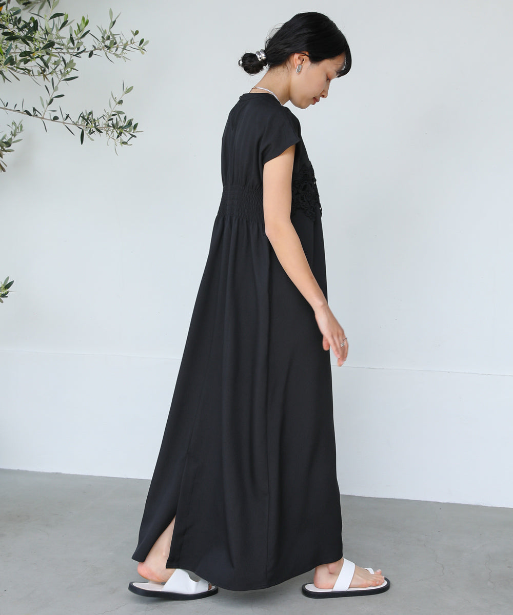 レースコンビIラインワンピース