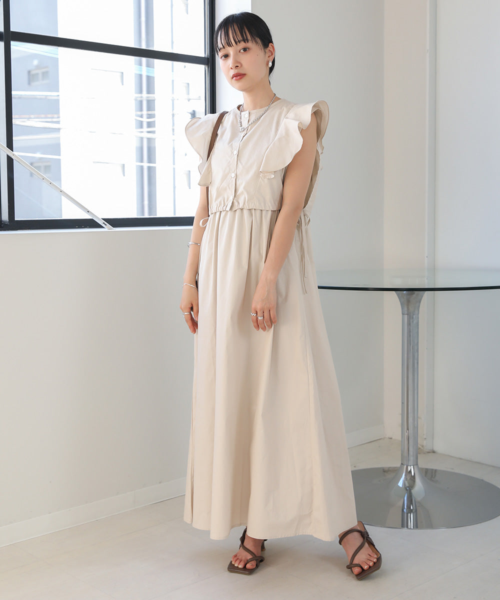 ベストセットノースリーブワンピース