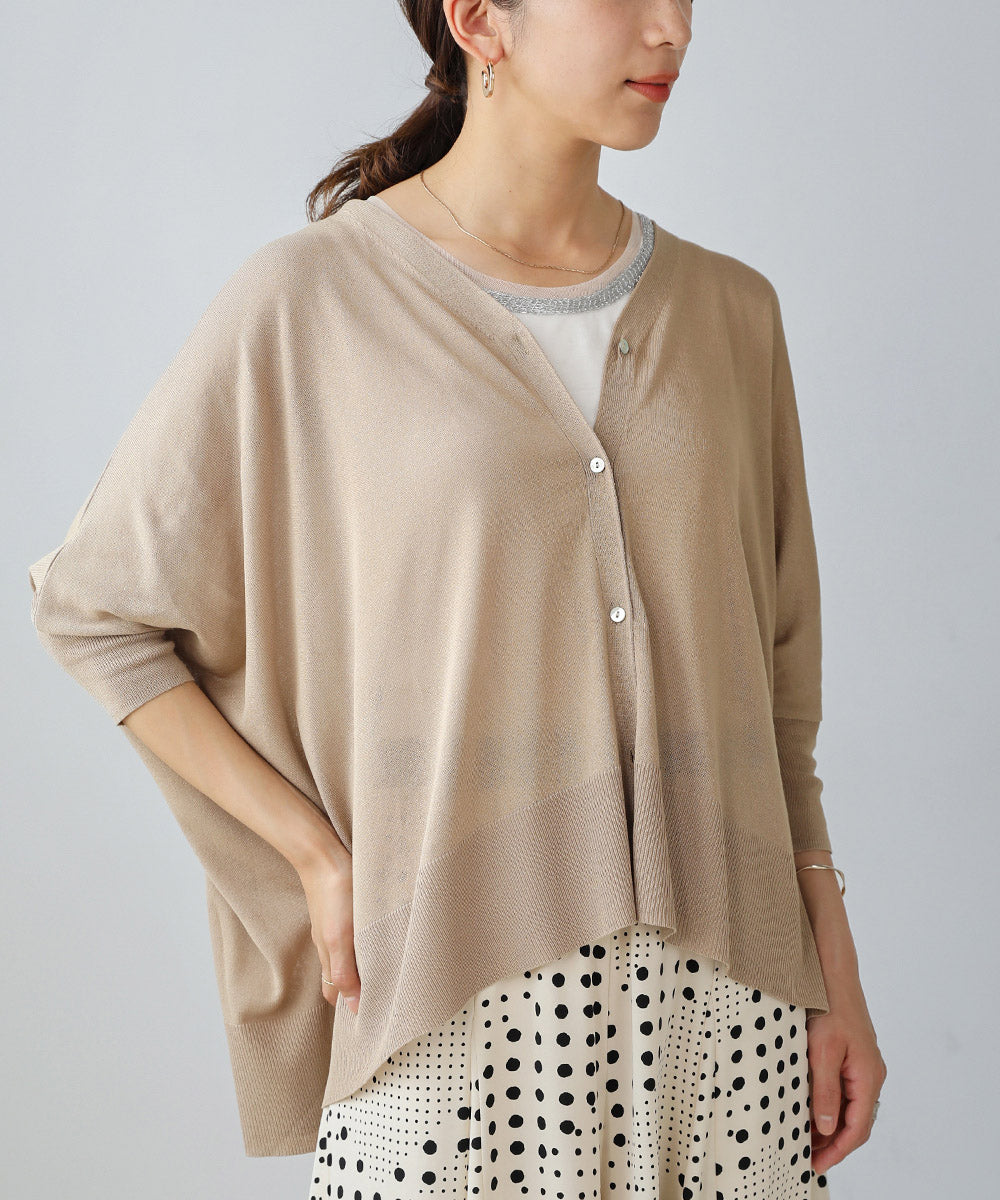 BouJeloud BOXシルエットショートカーディガン