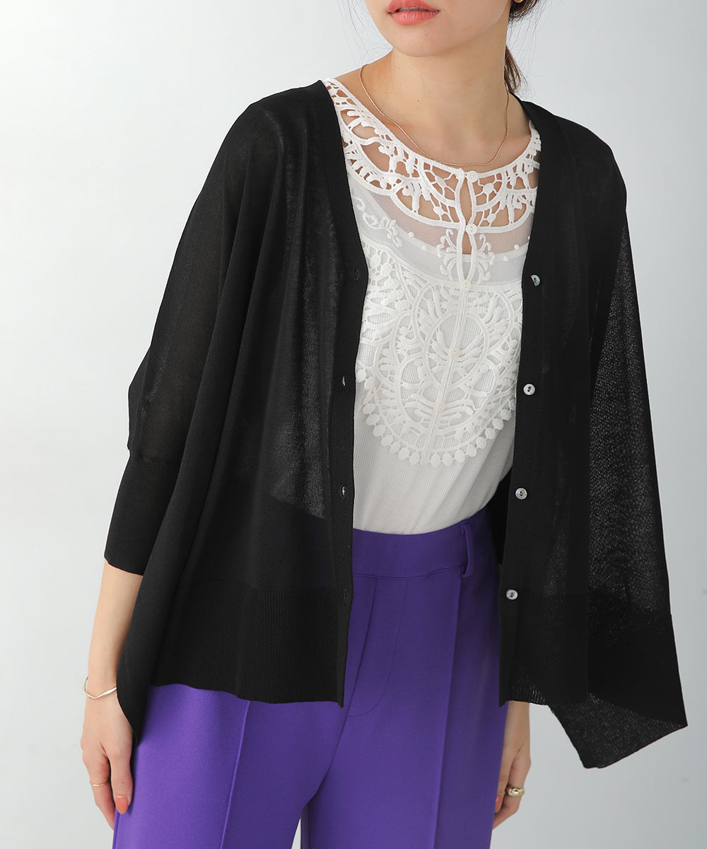 BouJeloud BOXシルエットショートカーディガン