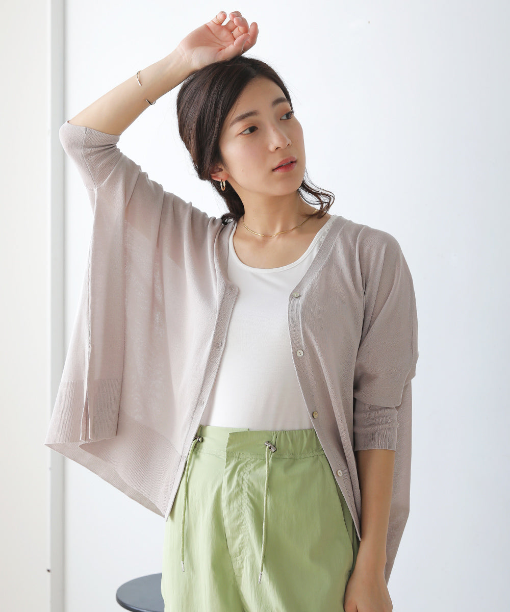 BouJeloud BOXシルエットショートカーディガン