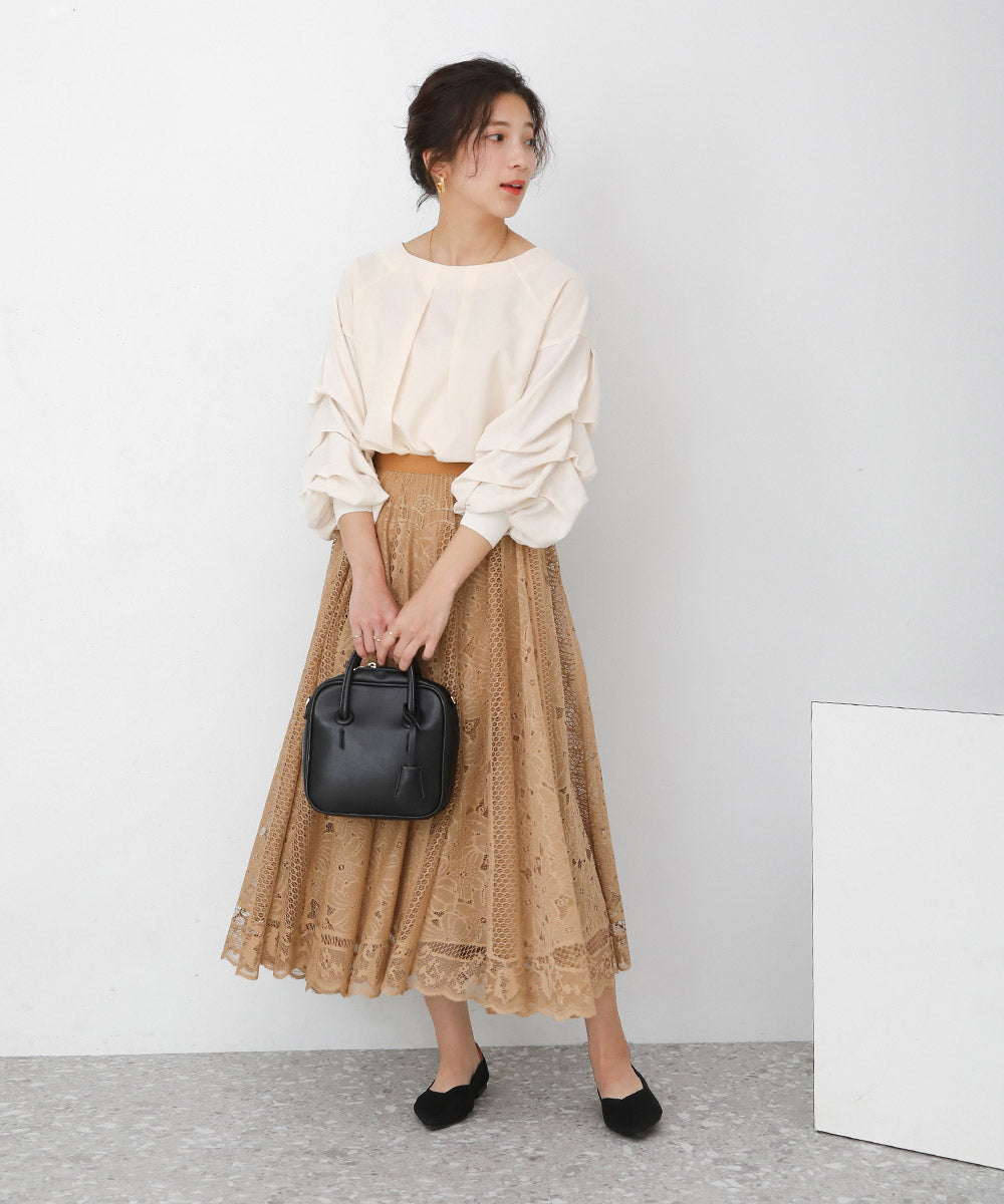 BouJeloud 円形レーススカート