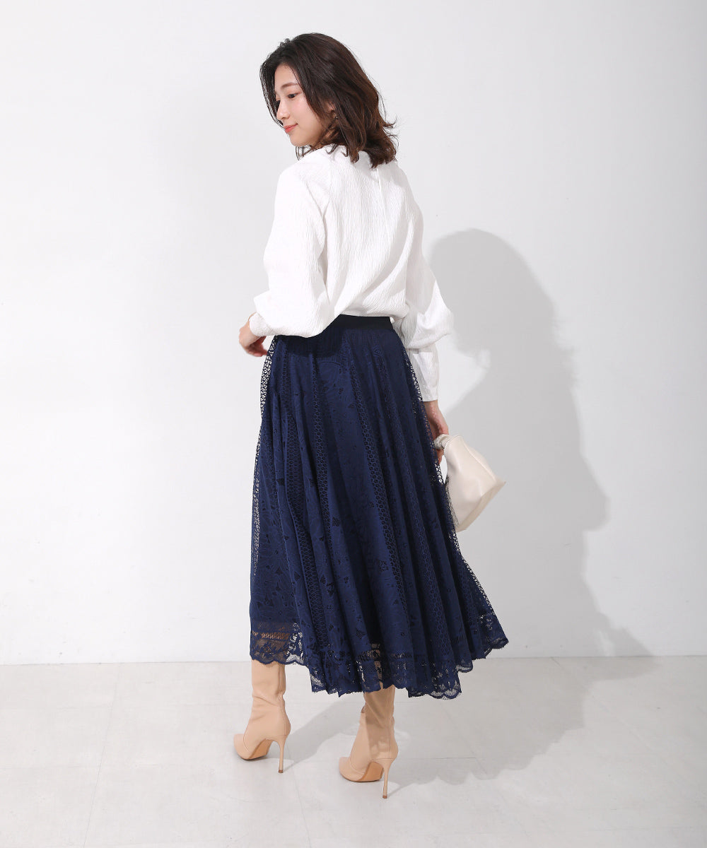 BouJeloud 円形レーススカート