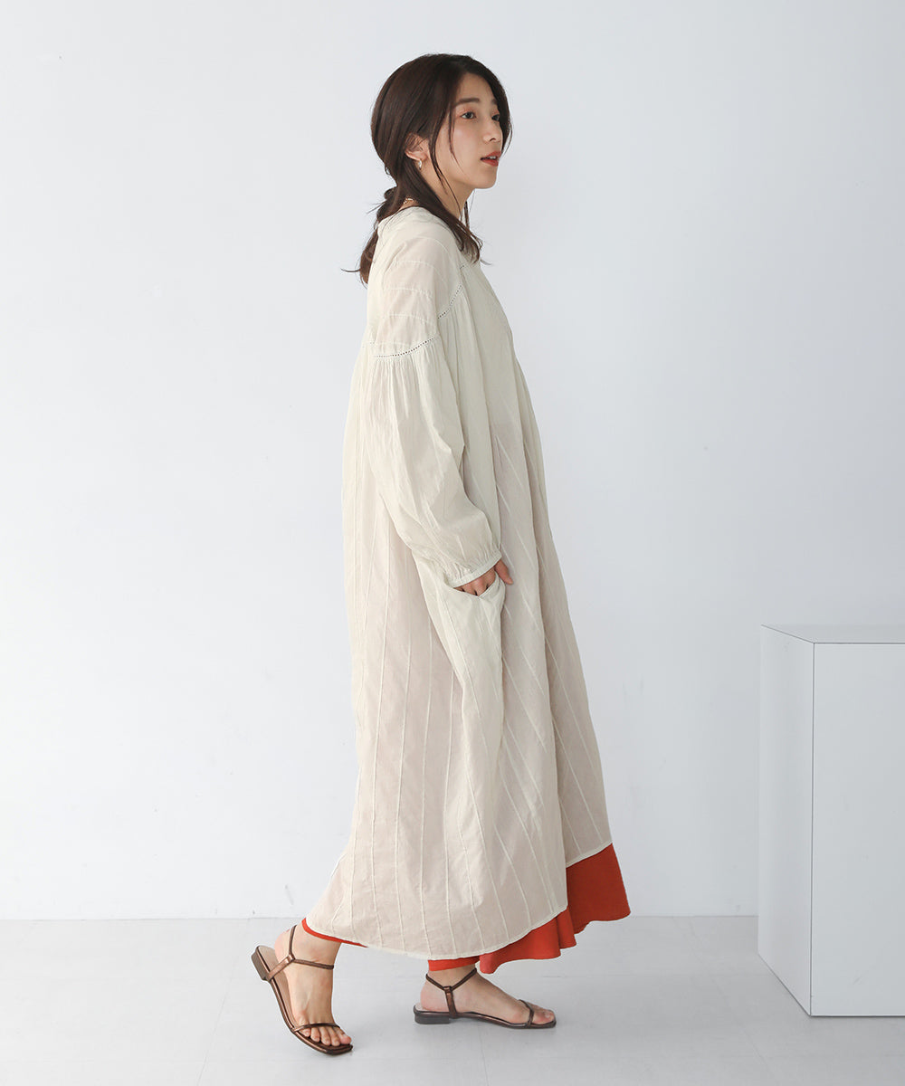 BouJeloud インド綿ボイルワンピース