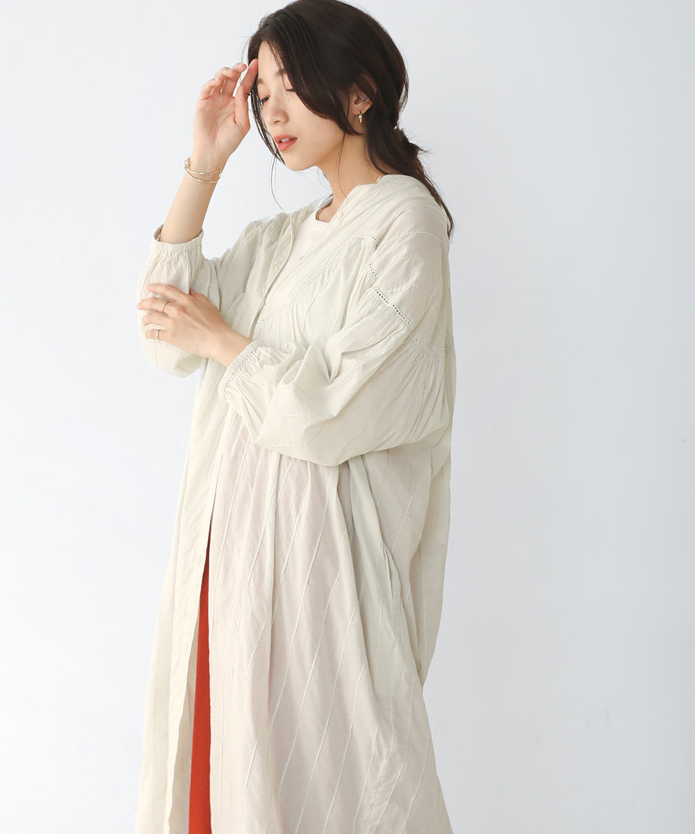 インド綿ボイルワンピース