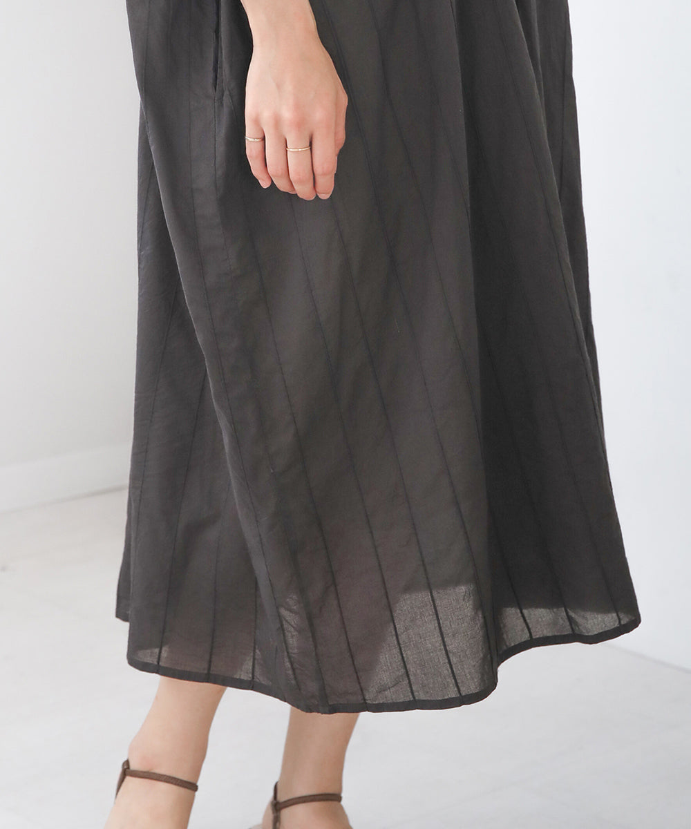 インド綿ボイルワンピース