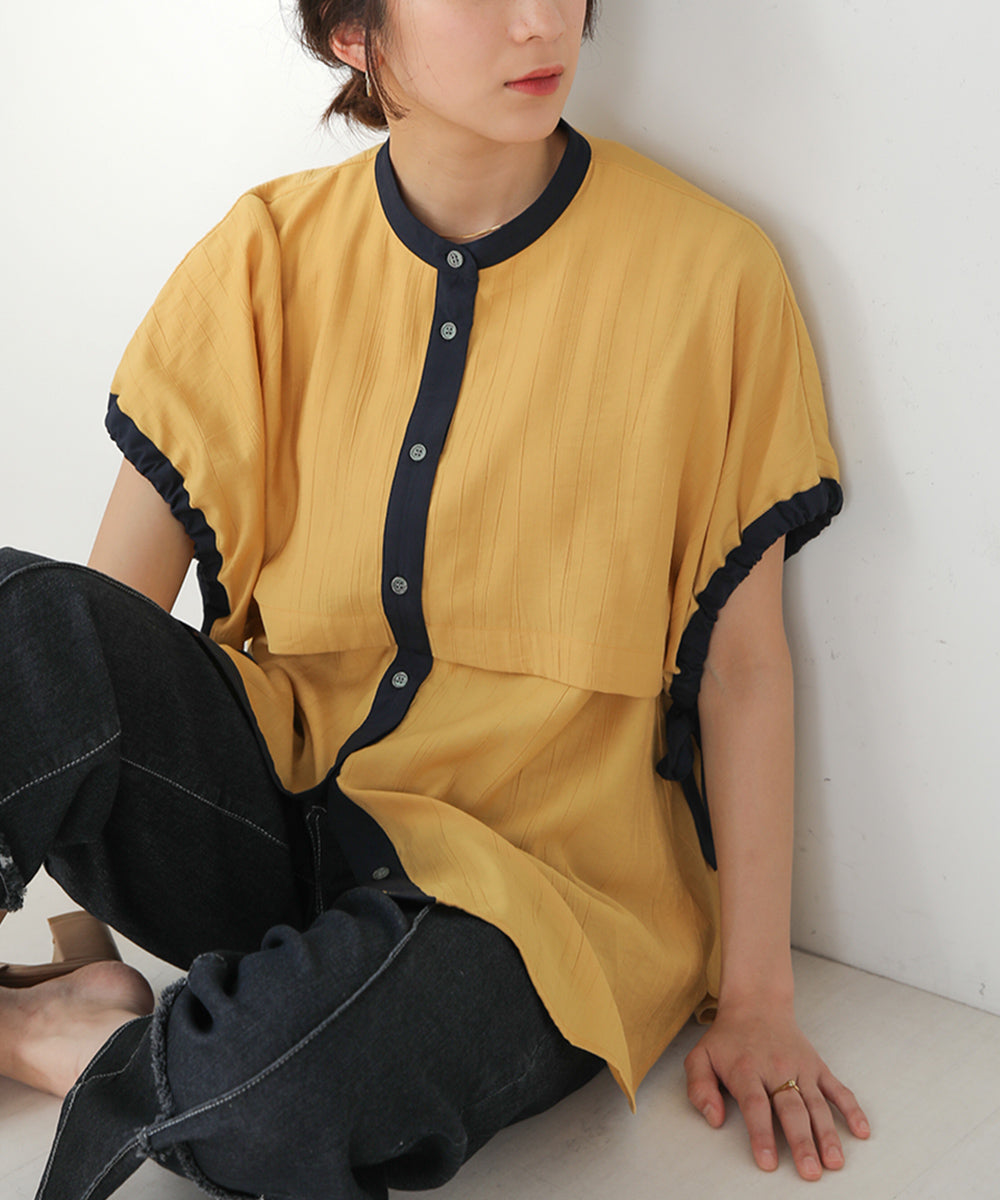 BouJeloud ワッシャードロストチュニック