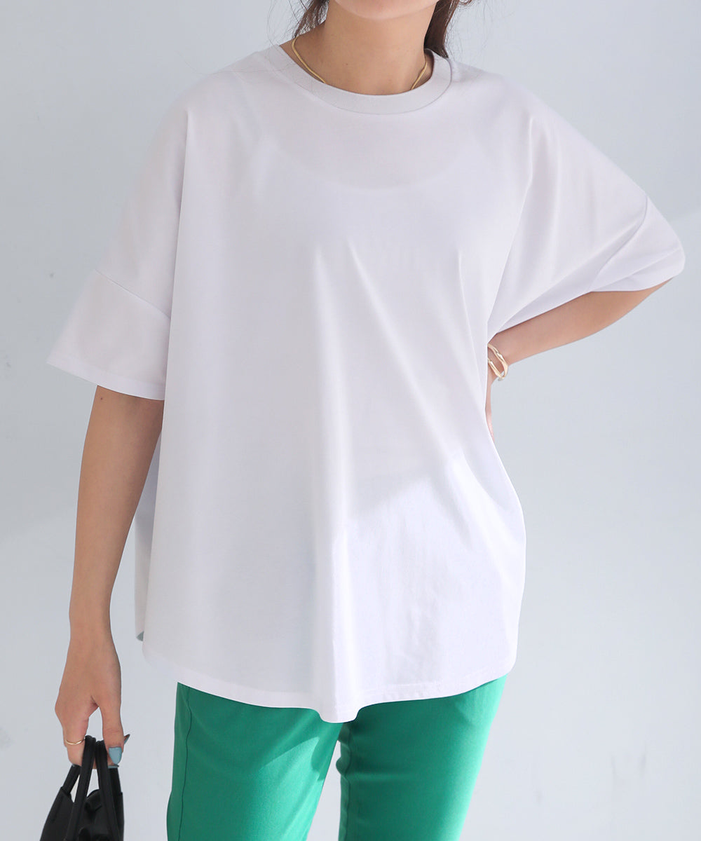 BouJeloud ドライコットンバックロゴTシャツ