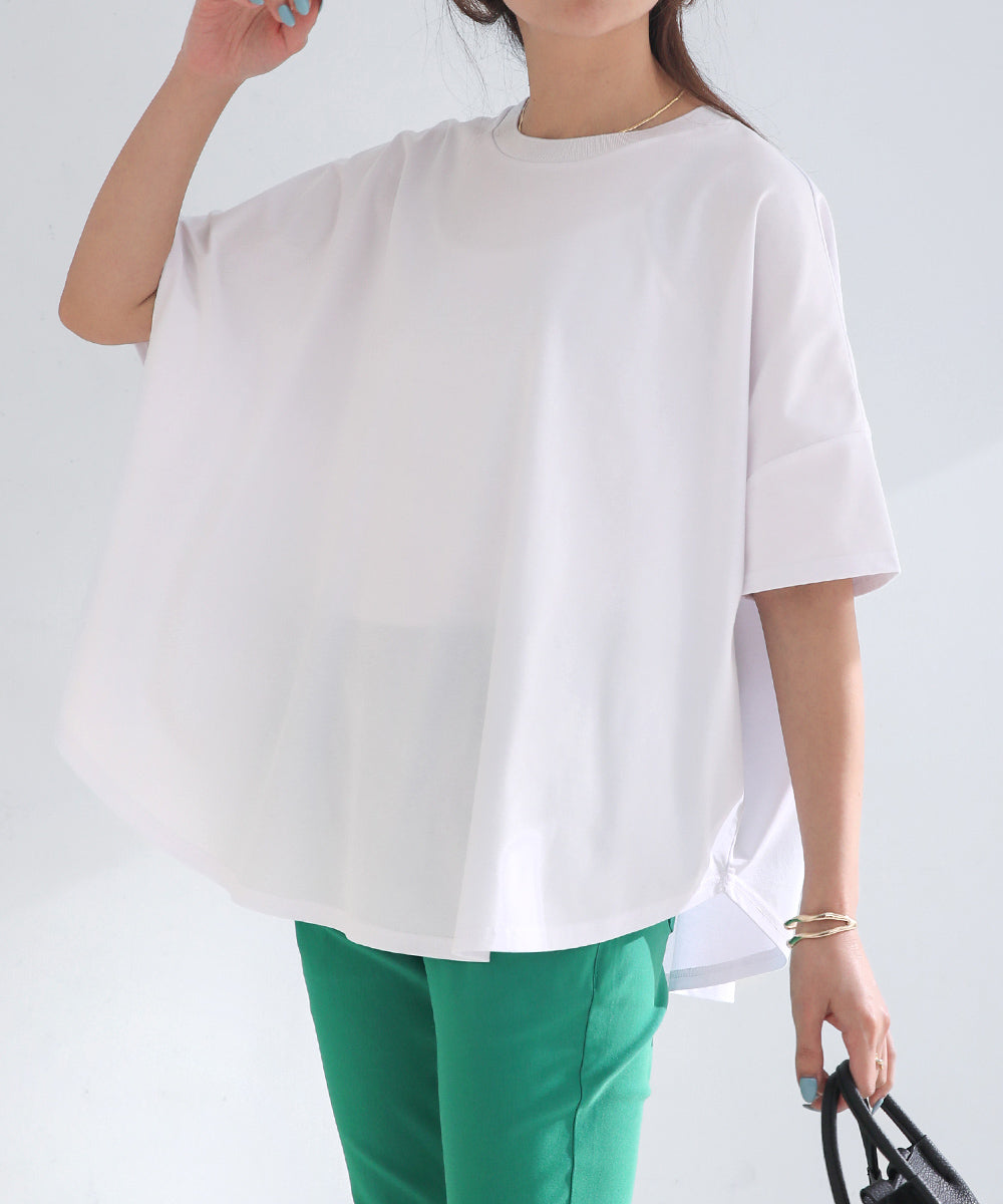BouJeloud ドライコットンバックロゴTシャツ