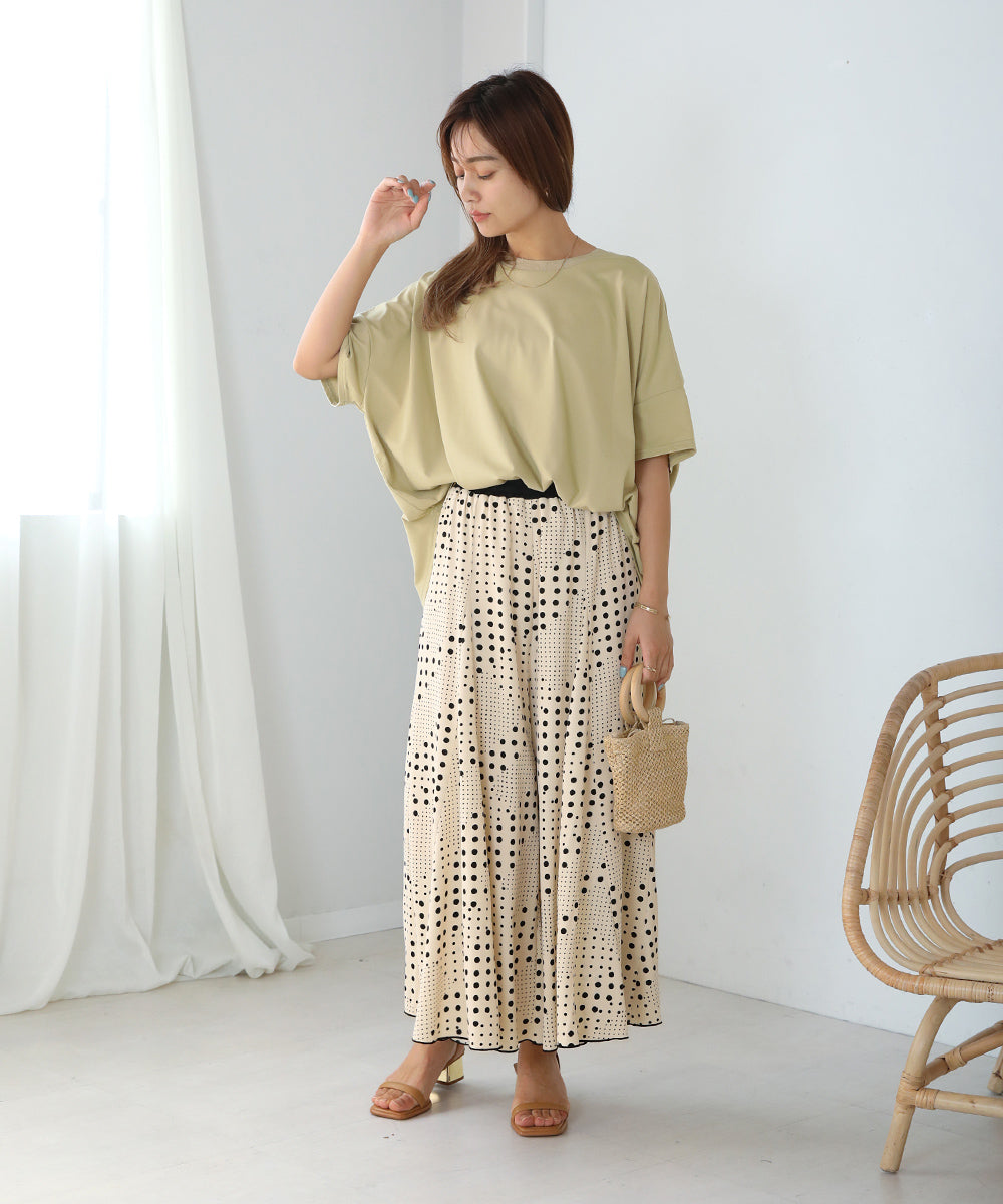 BouJeloud ドライコットンバックロゴTシャツ