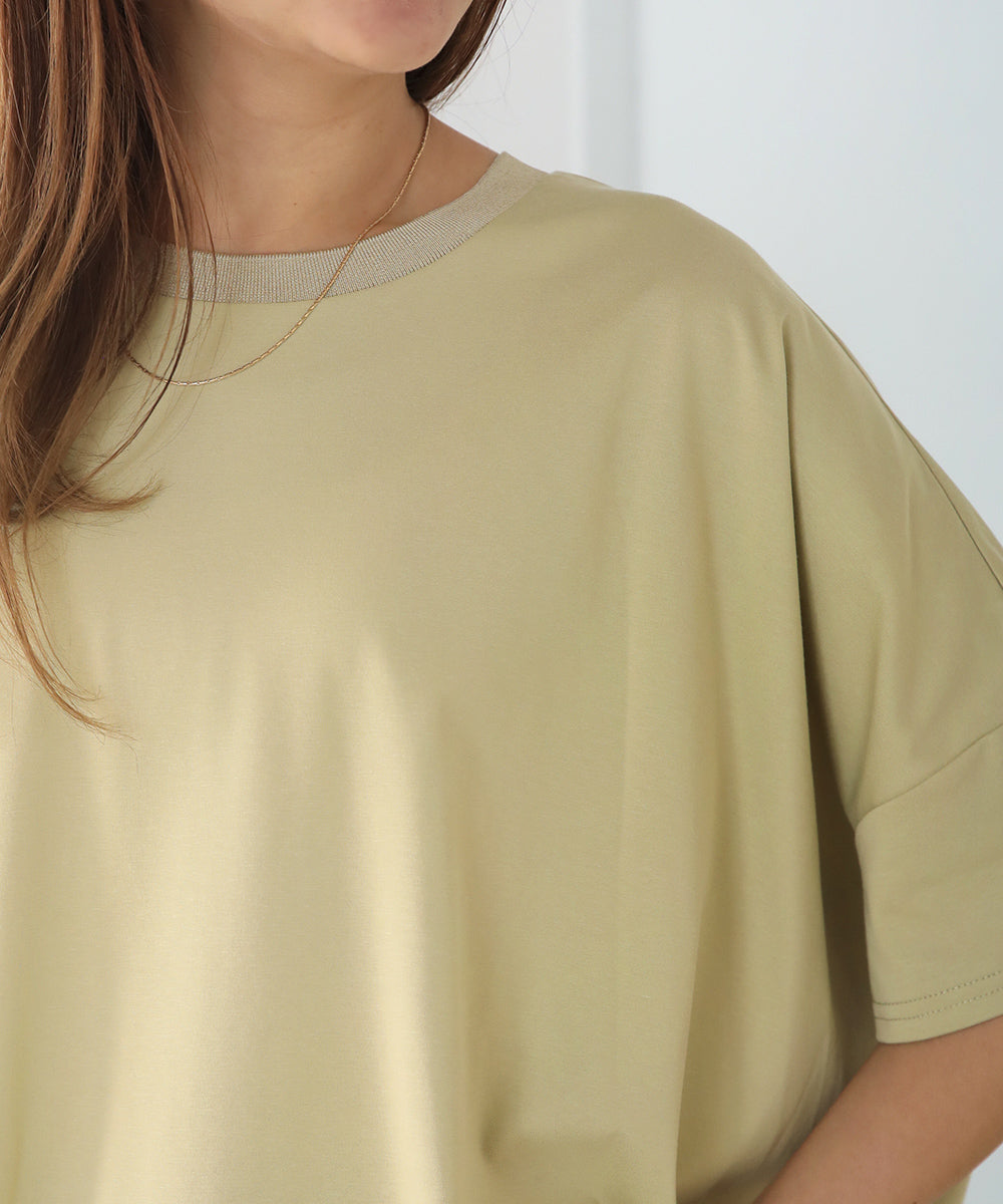 BouJeloud ドライコットンバックロゴTシャツ