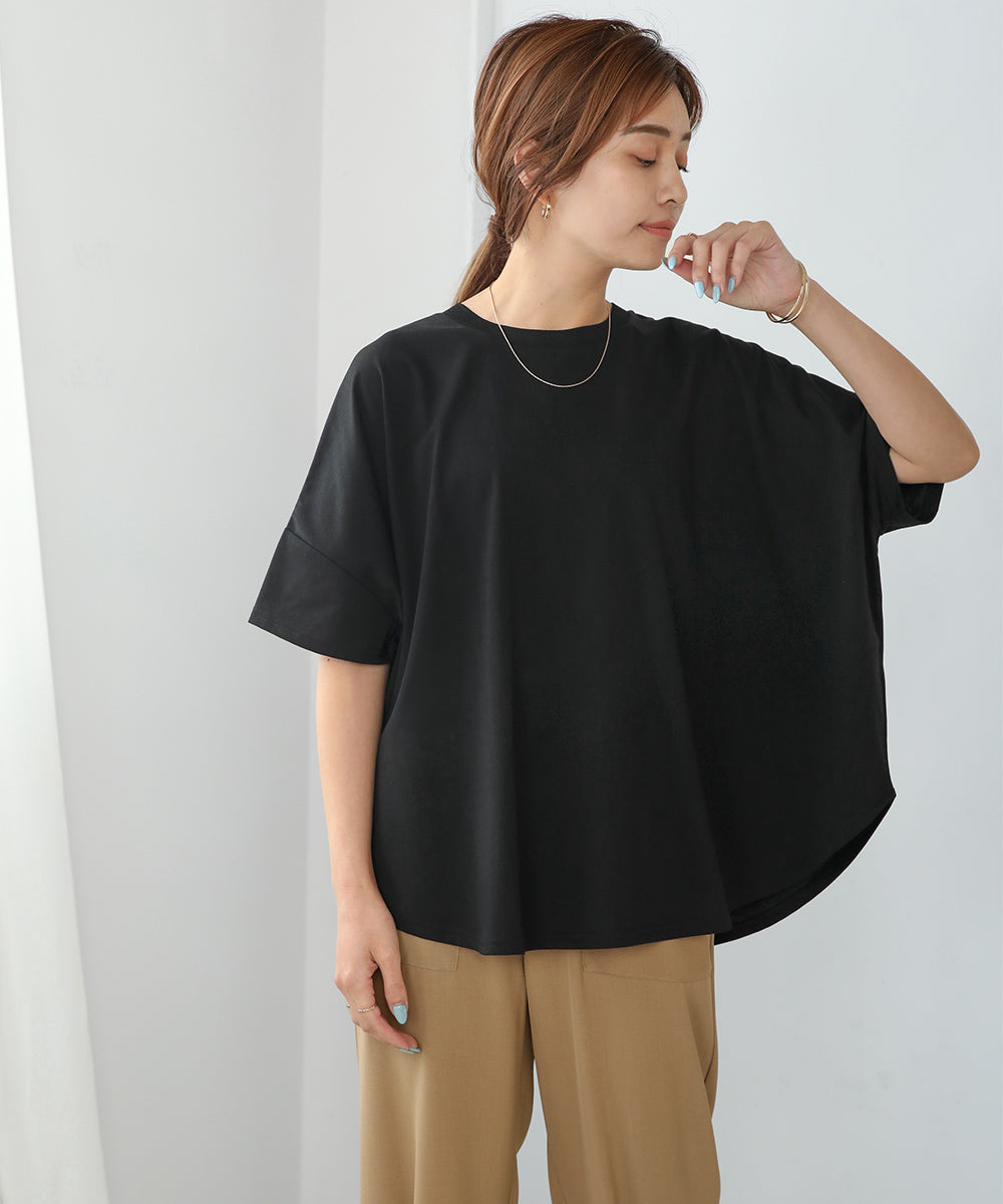 BouJeloud ドライコットンバックロゴTシャツ