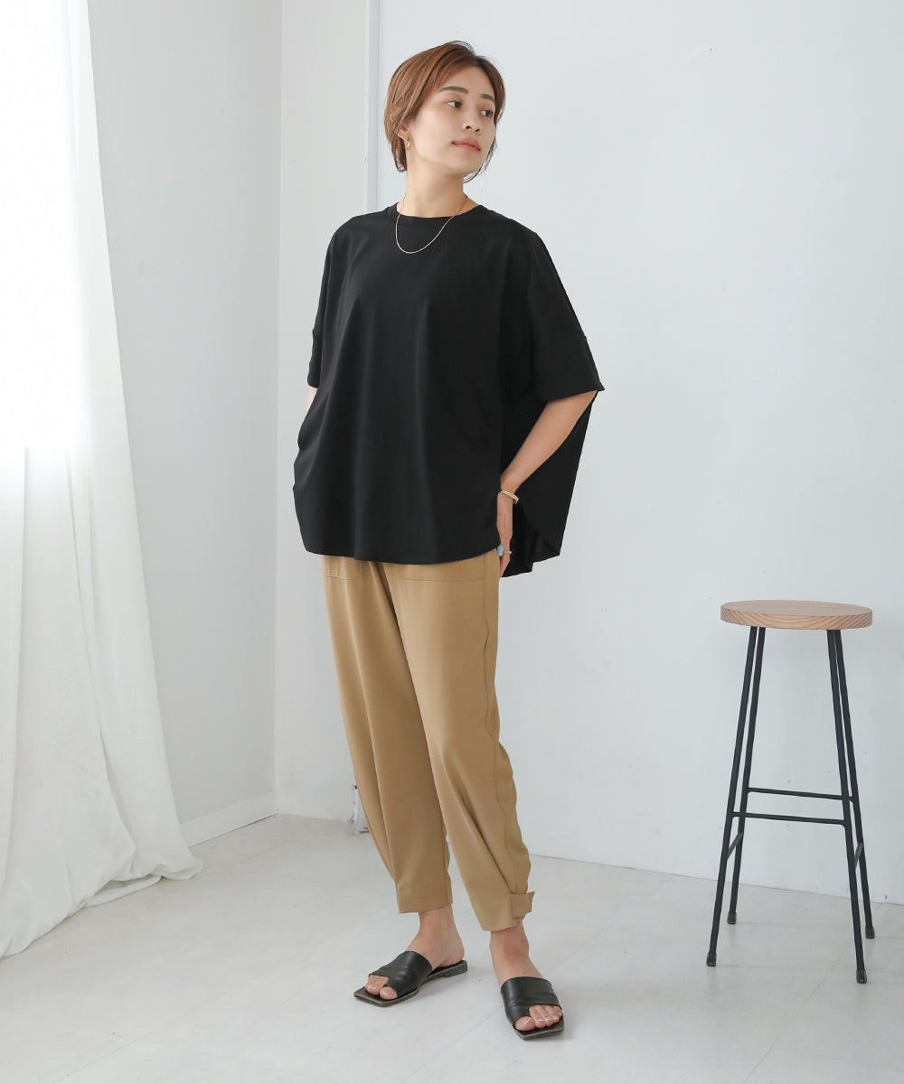 BouJeloud ドライコットンバックロゴTシャツ