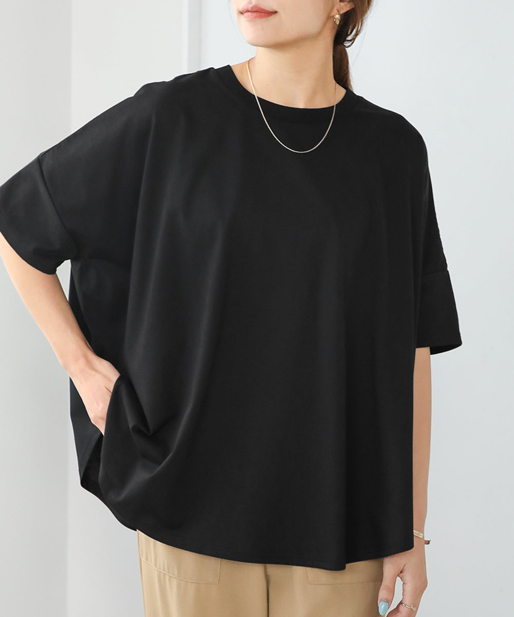 BouJeloud ドライコットンバックロゴTシャツ