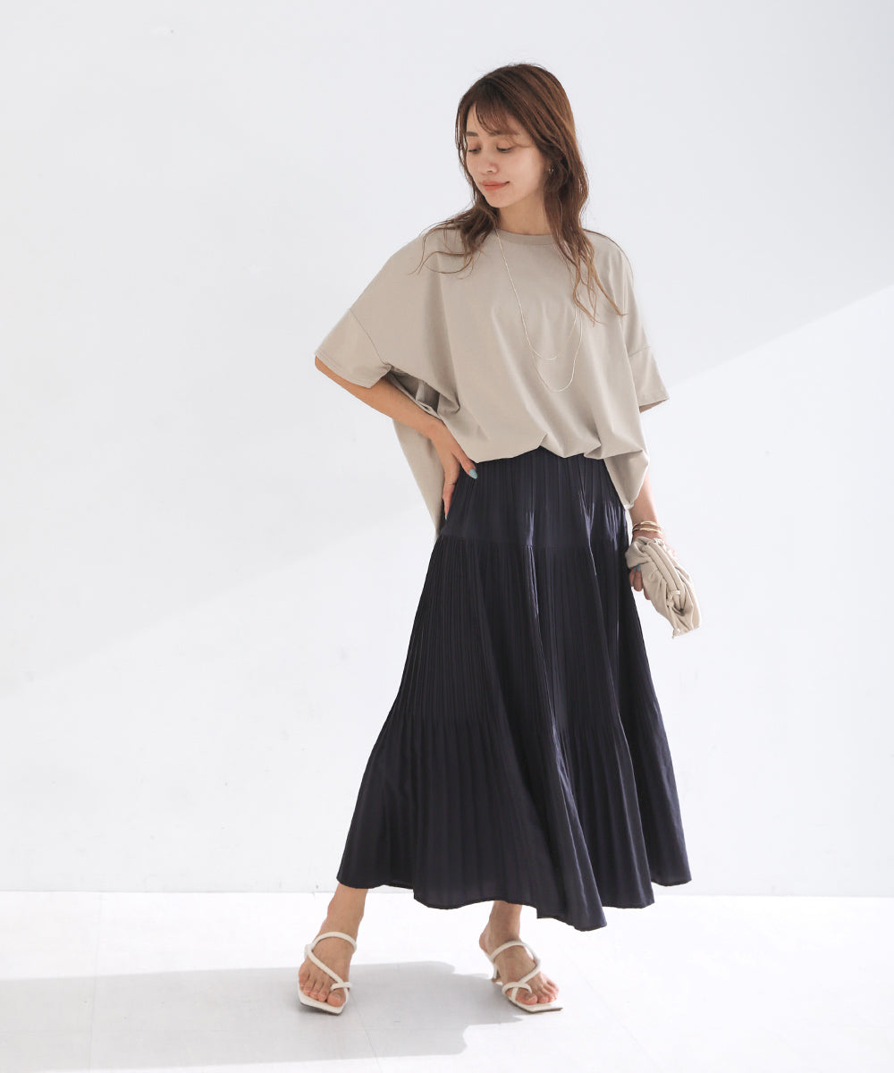 BouJeloud ドライコットンバックロゴTシャツ