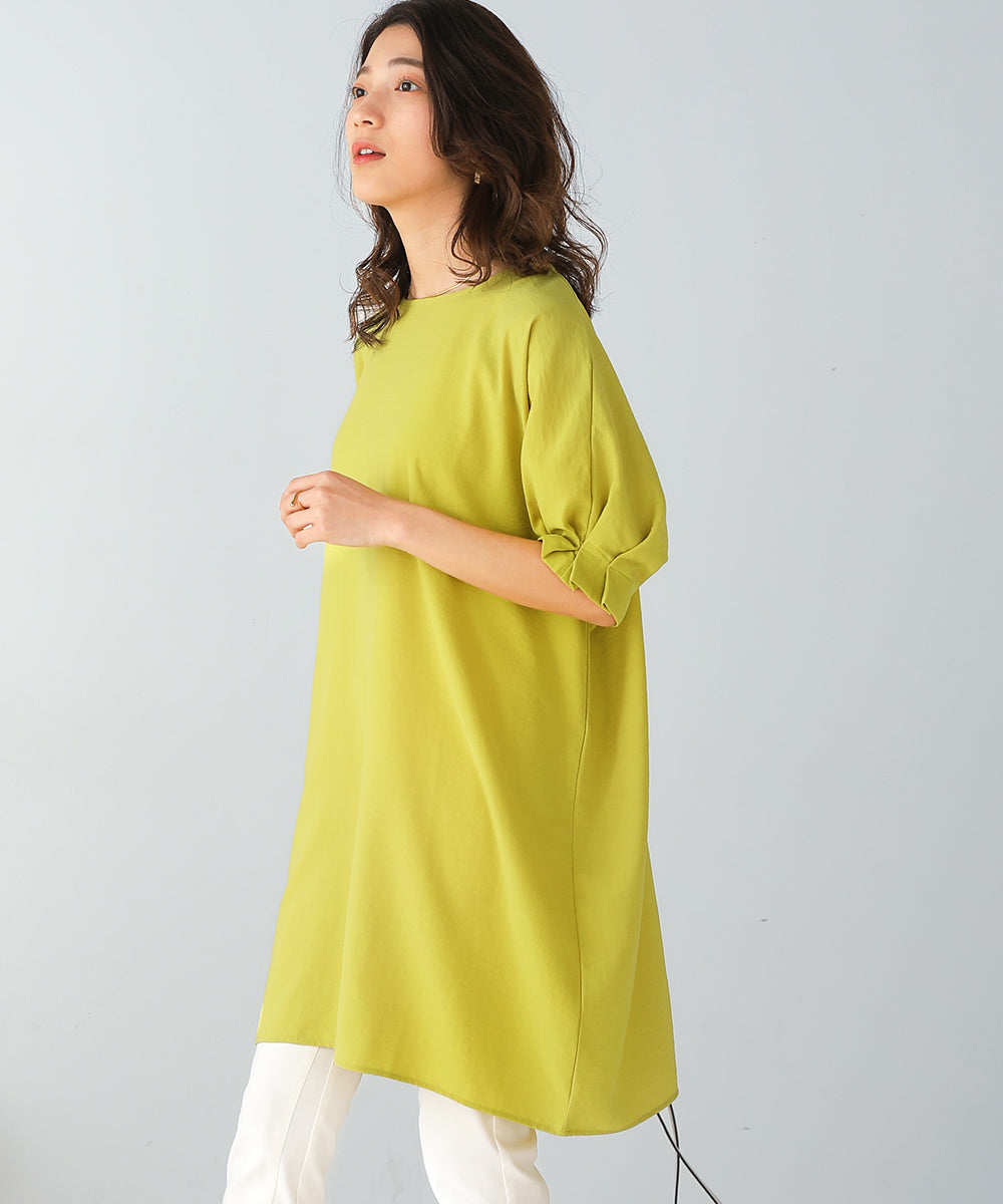 BouJeloud 麻ライクバックシャンチュニック
