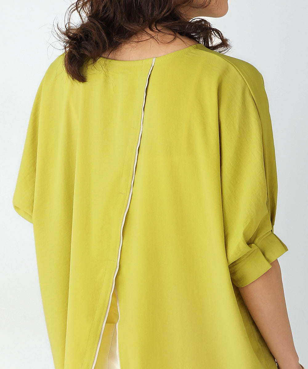BouJeloud 麻ライクバックシャンチュニック