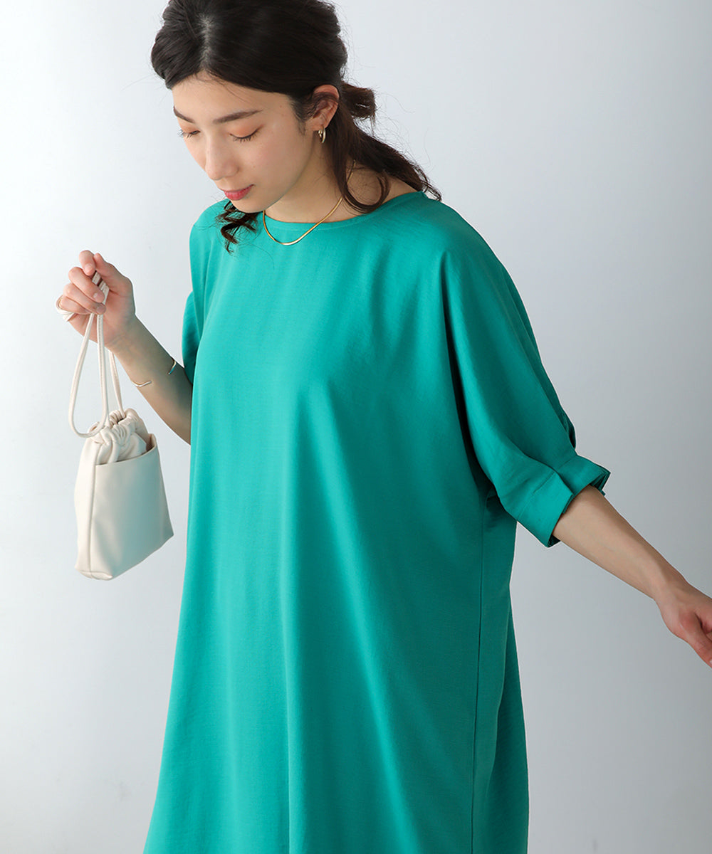 BouJeloud 麻ライクバックシャンチュニック