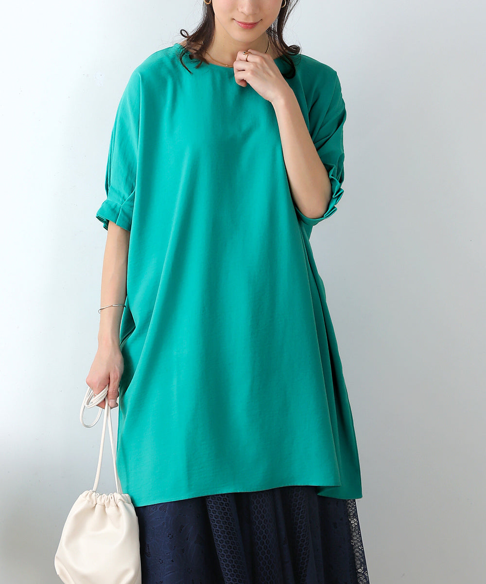 BouJeloud 麻ライクバックシャンチュニック