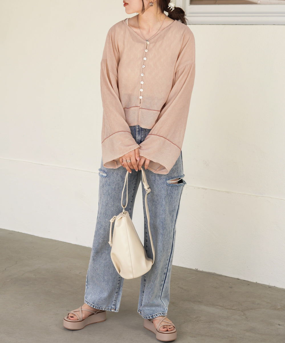 【2024SS】2WAYカーディガントップス