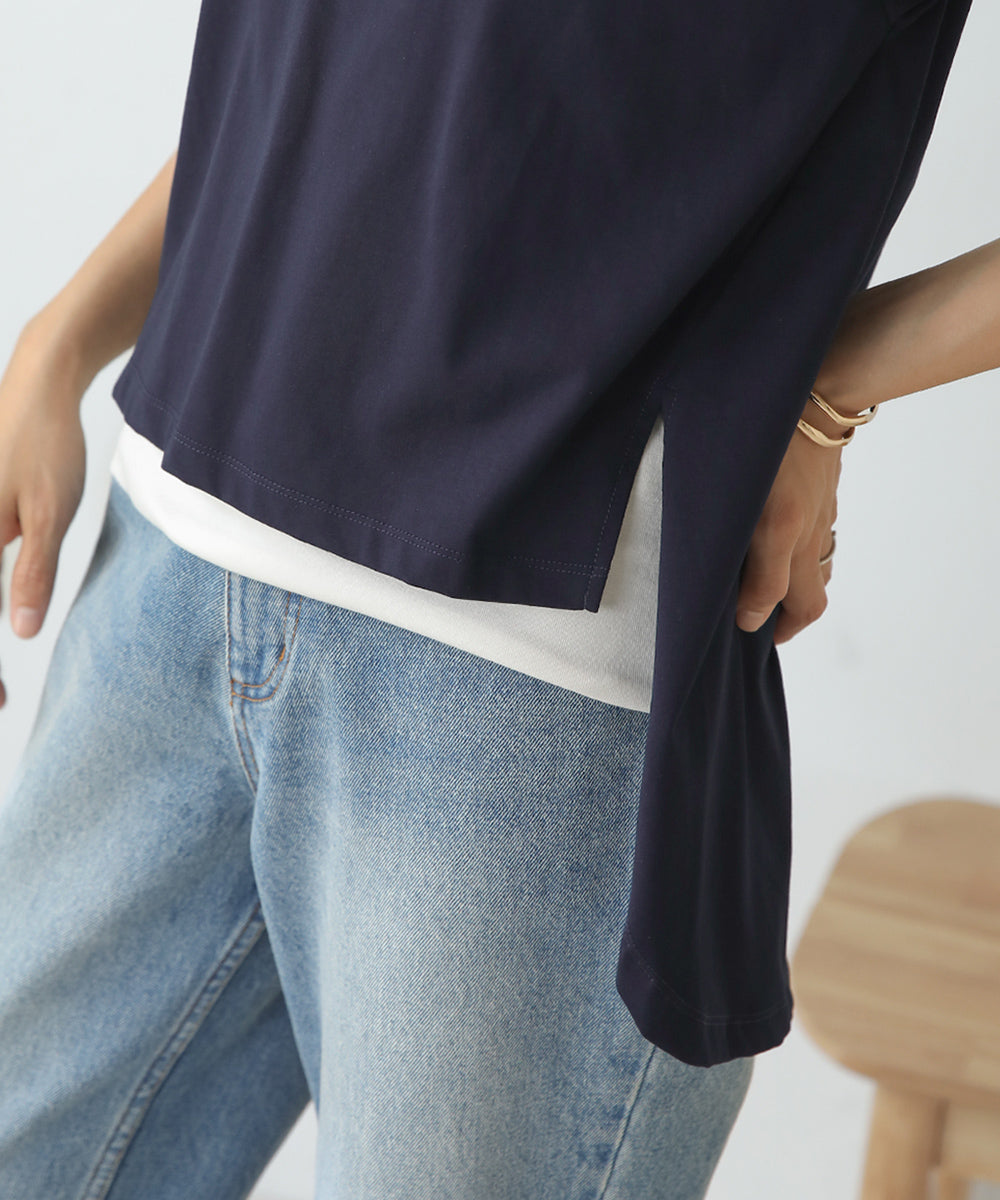 発泡ロゴプリントTシャツ