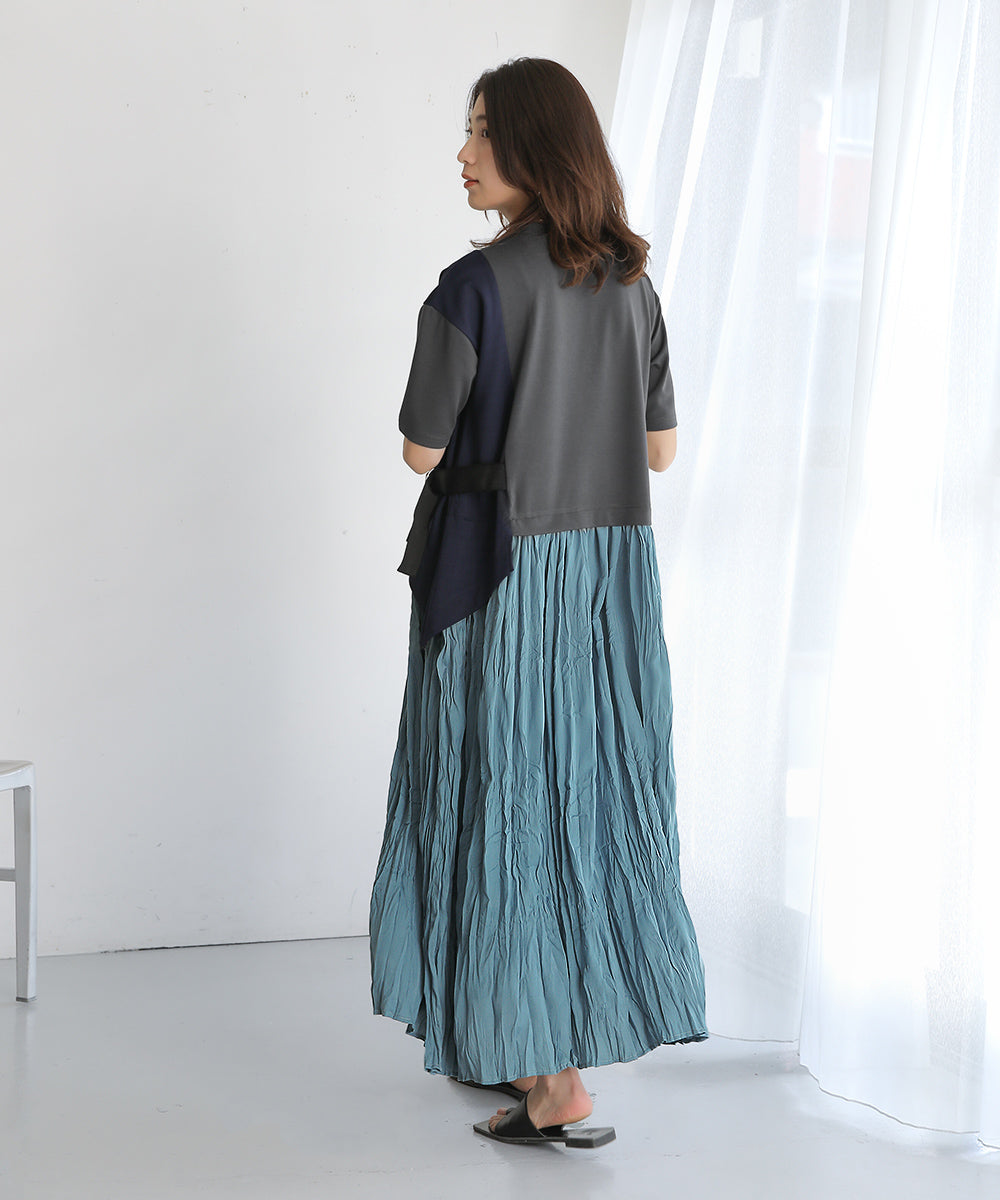 ワッシャードッキングワンピース