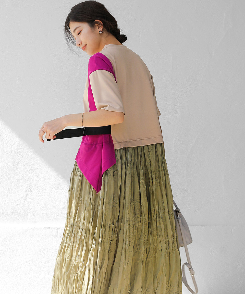 ワッシャードッキングワンピース