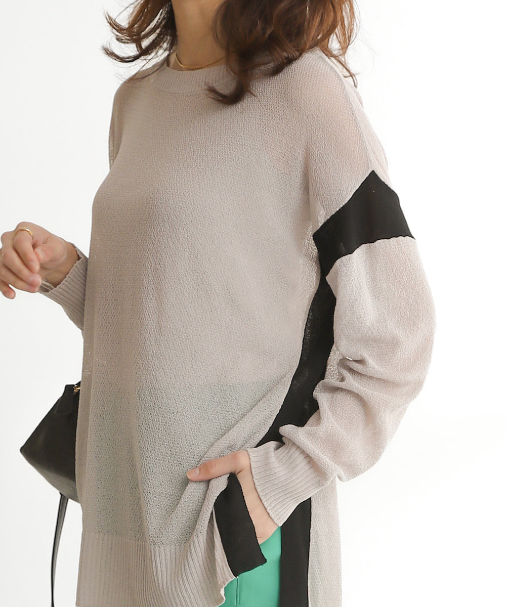 BouJeloud シアージャガードラインチュニック
