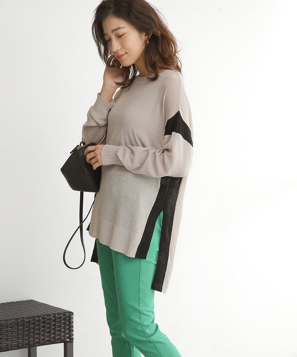 BouJeloud シアージャガードラインチュニック