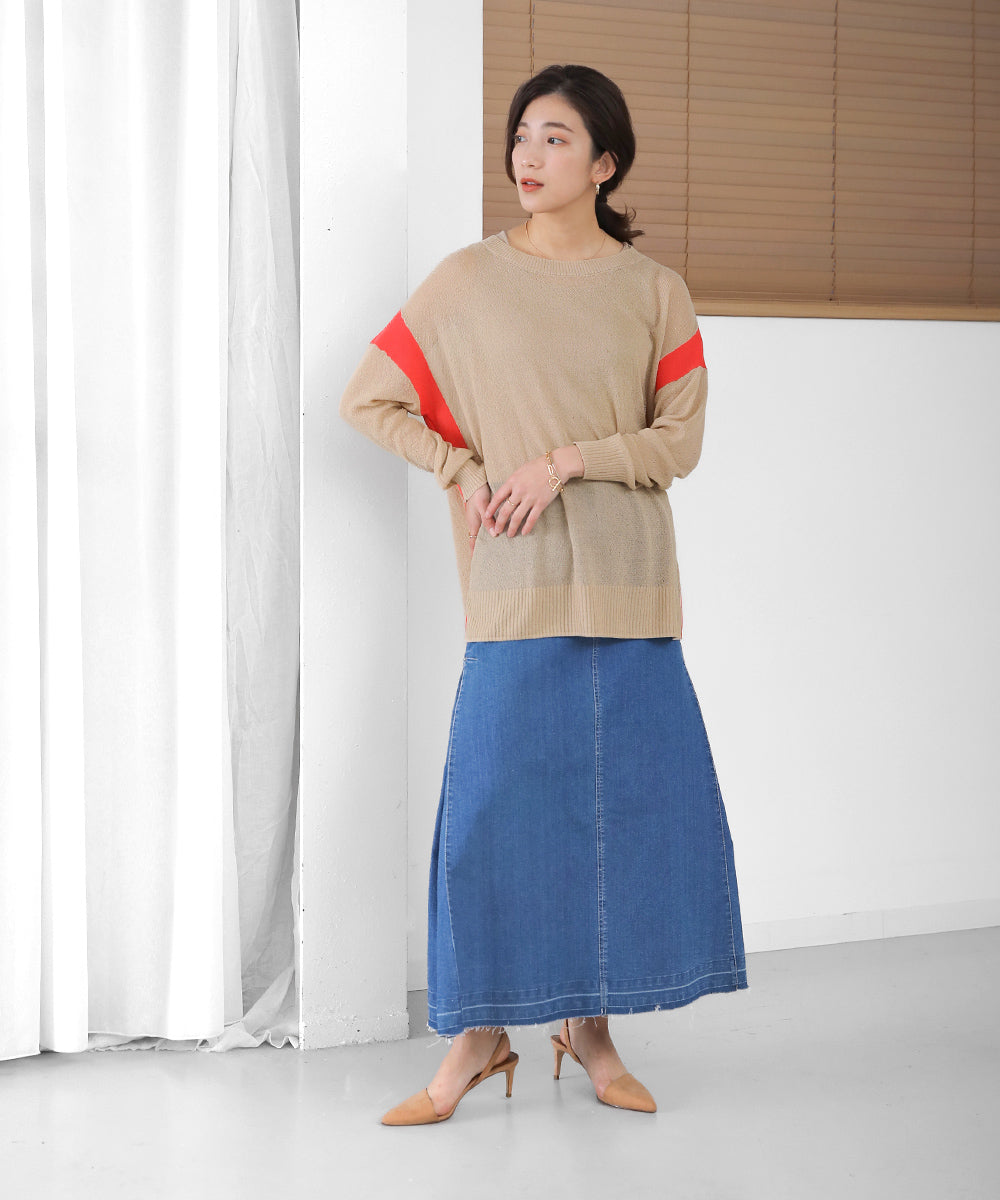 BouJeloud シアージャガードラインチュニック