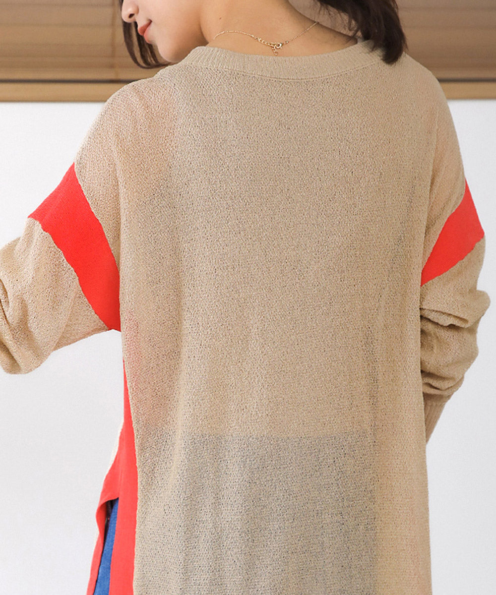 BouJeloud シアージャガードラインチュニック