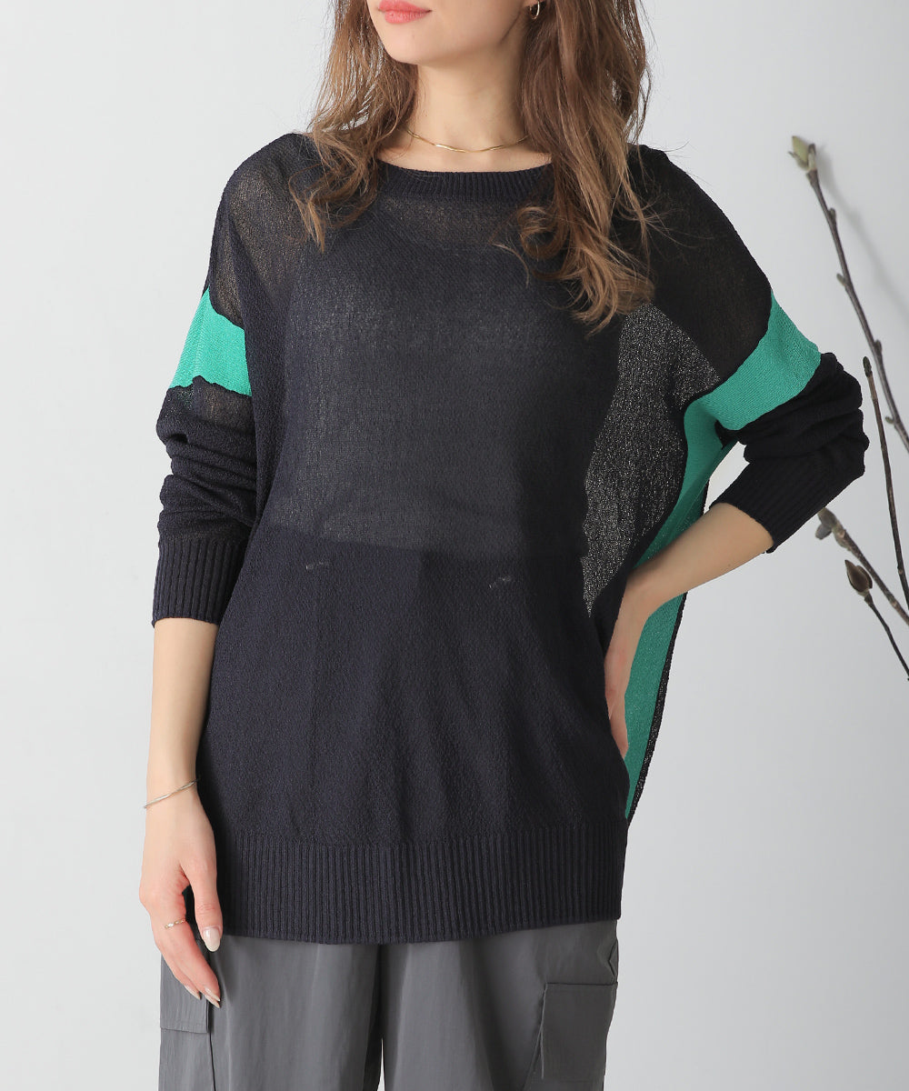 BouJeloud シアージャガードラインチュニック
