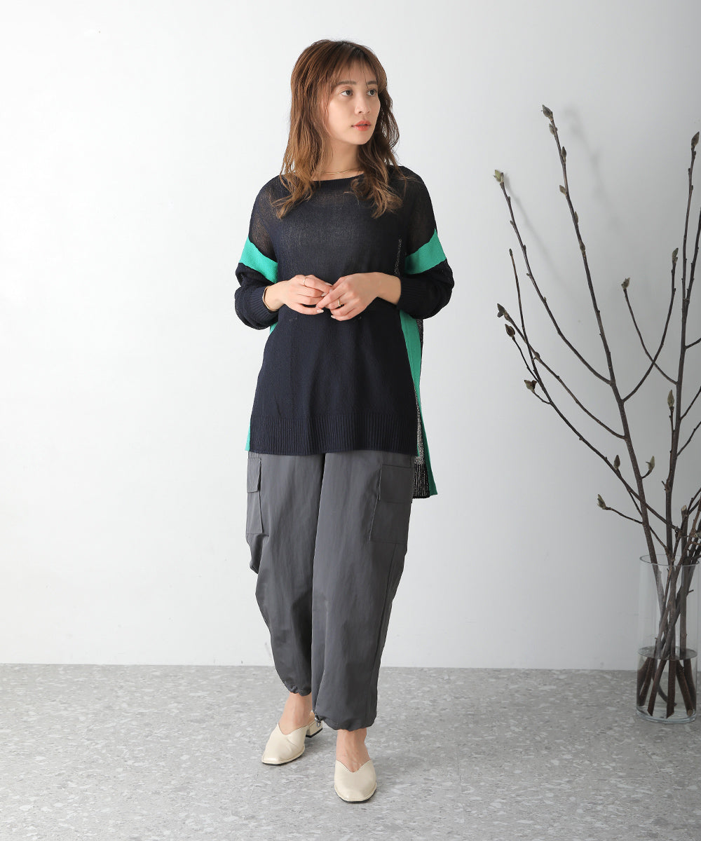 BouJeloud シアージャガードラインチュニック