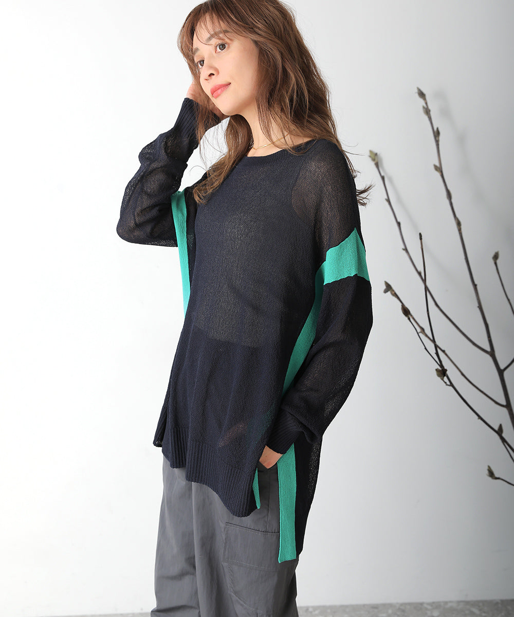 BouJeloud シアージャガードラインチュニック