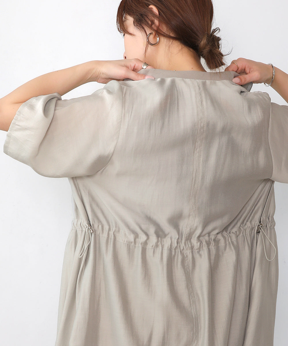 BouJeloud メッシュドッキングコート