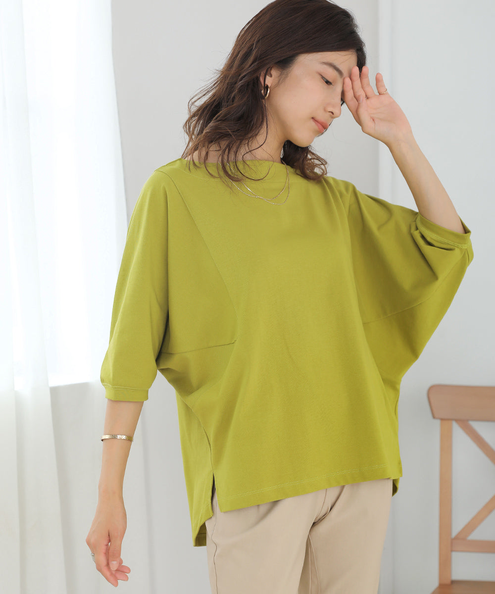 BouJeloud 細見えカットドルマントップス