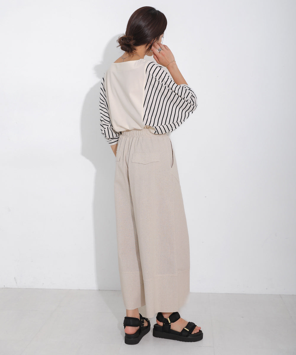 BouJeloud 細見えカットドルマントップス