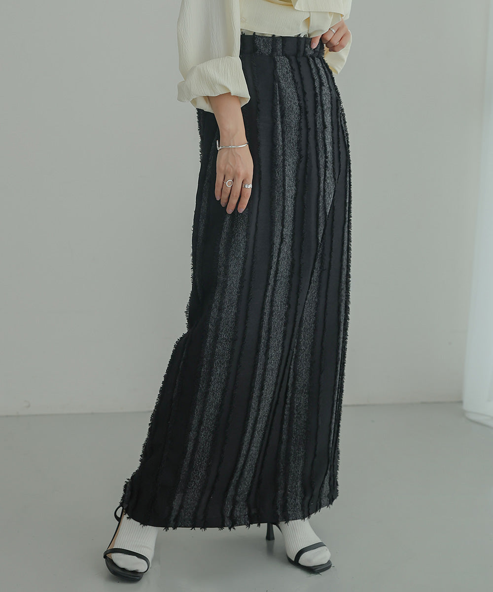 Bab シャギーIラインスカート
