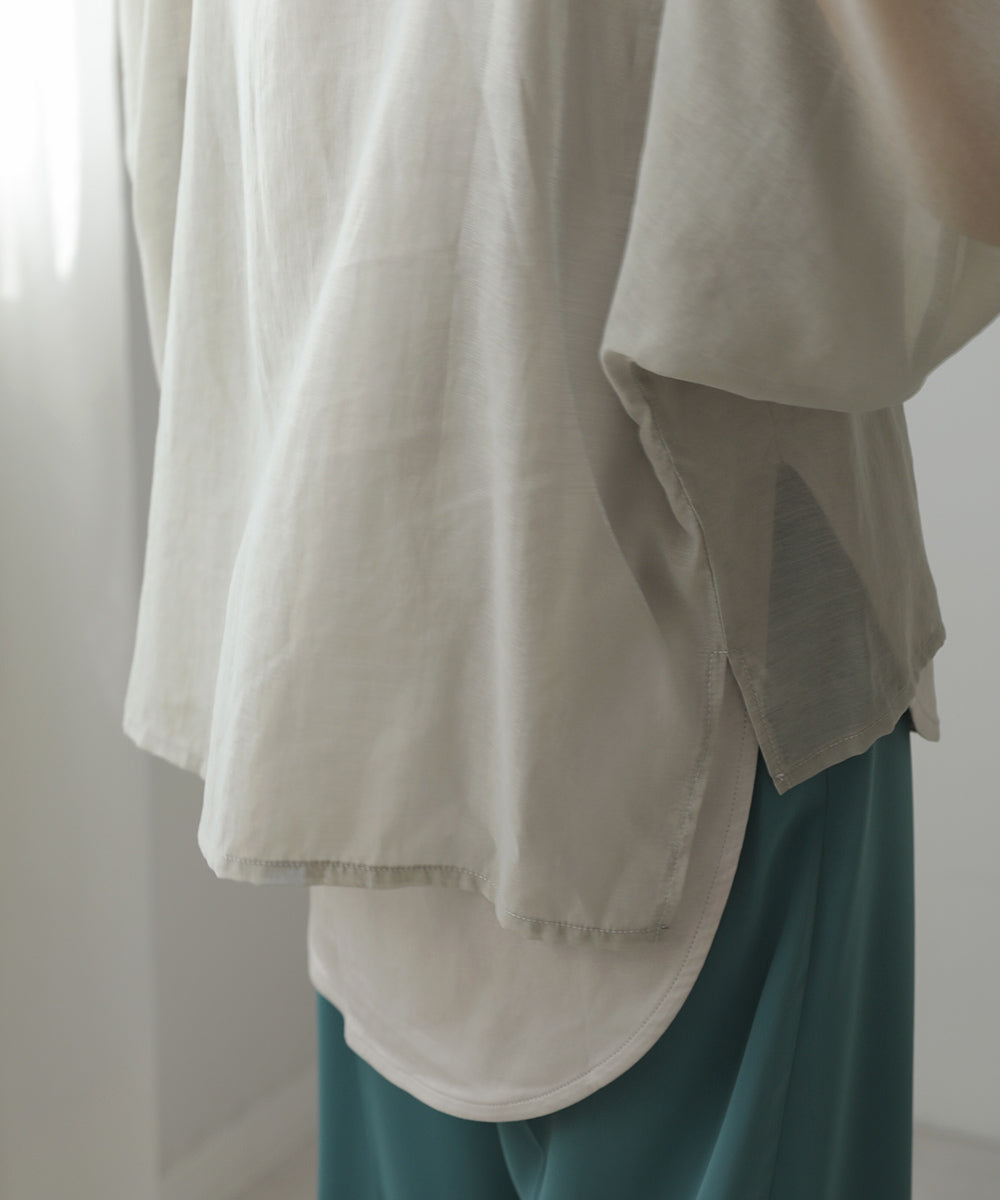 BouJeloud シアーレイヤードトップス