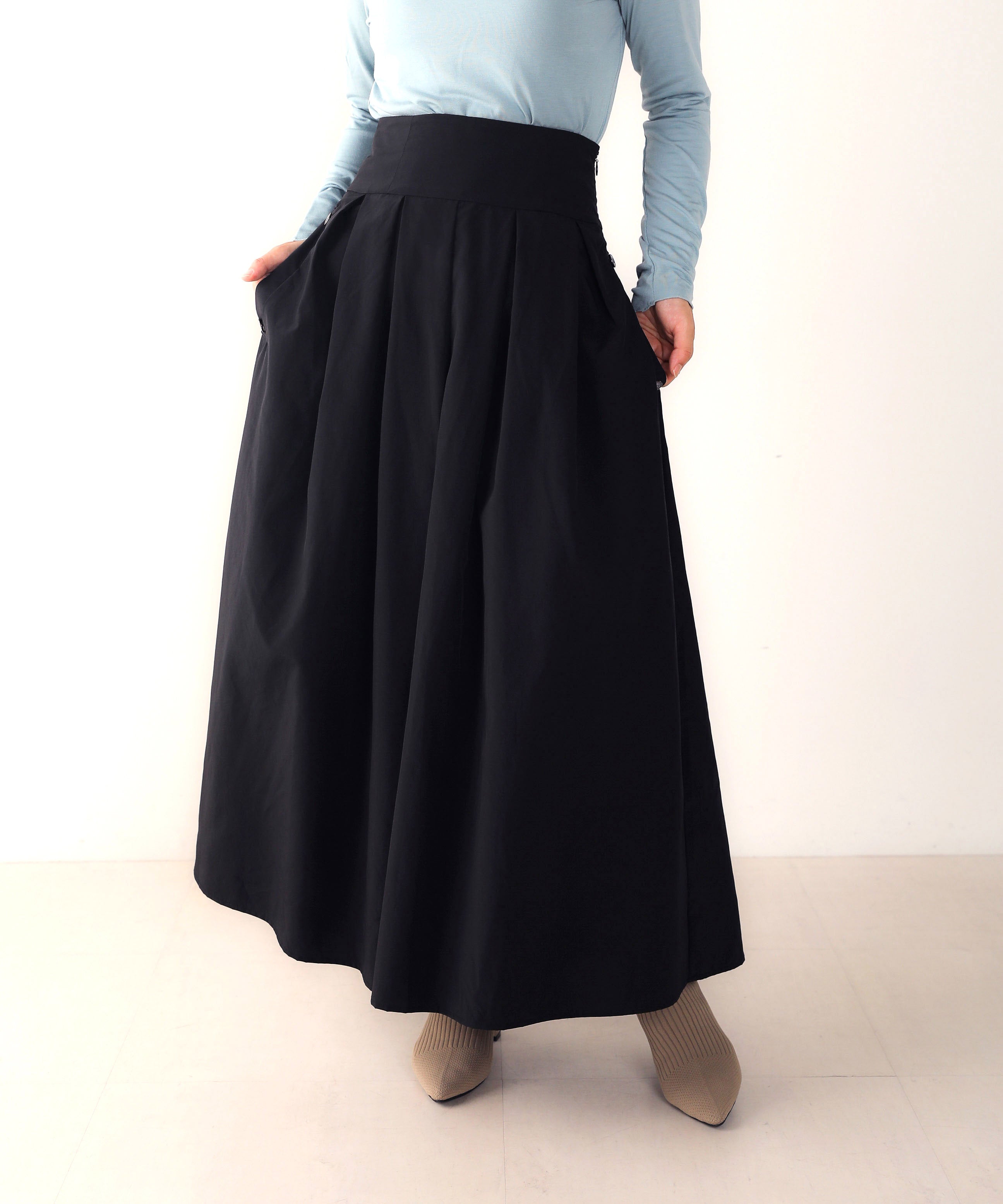 タフタワイドパンツ