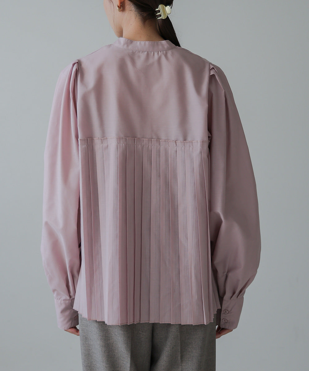 ボリュームスリーブプリーツブラウス