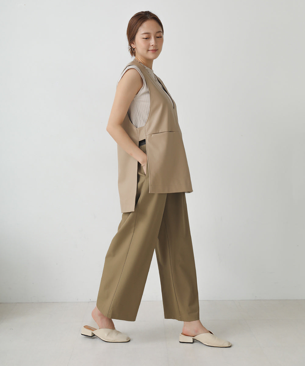 リラックスワイドパンツ