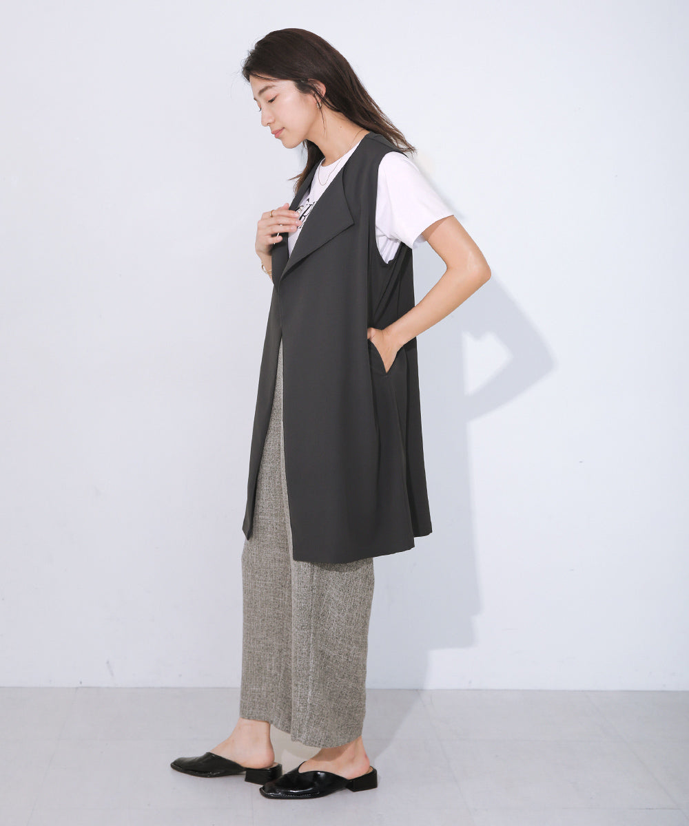 BouJeloud コットンロゴパールTシャツ