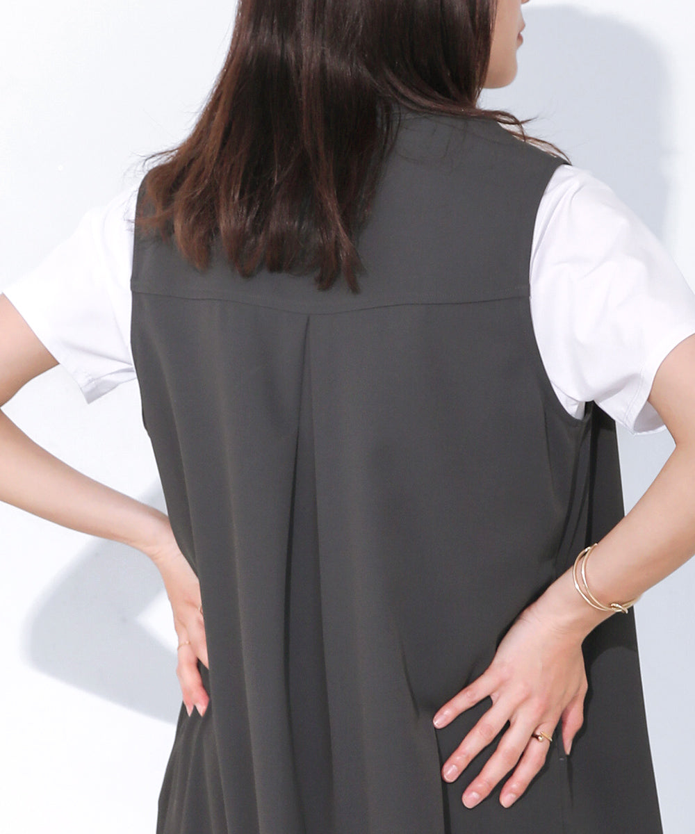 BouJeloud コットンロゴパールTシャツ
