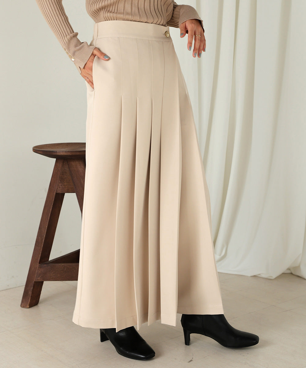 フロントプリーツパンツ