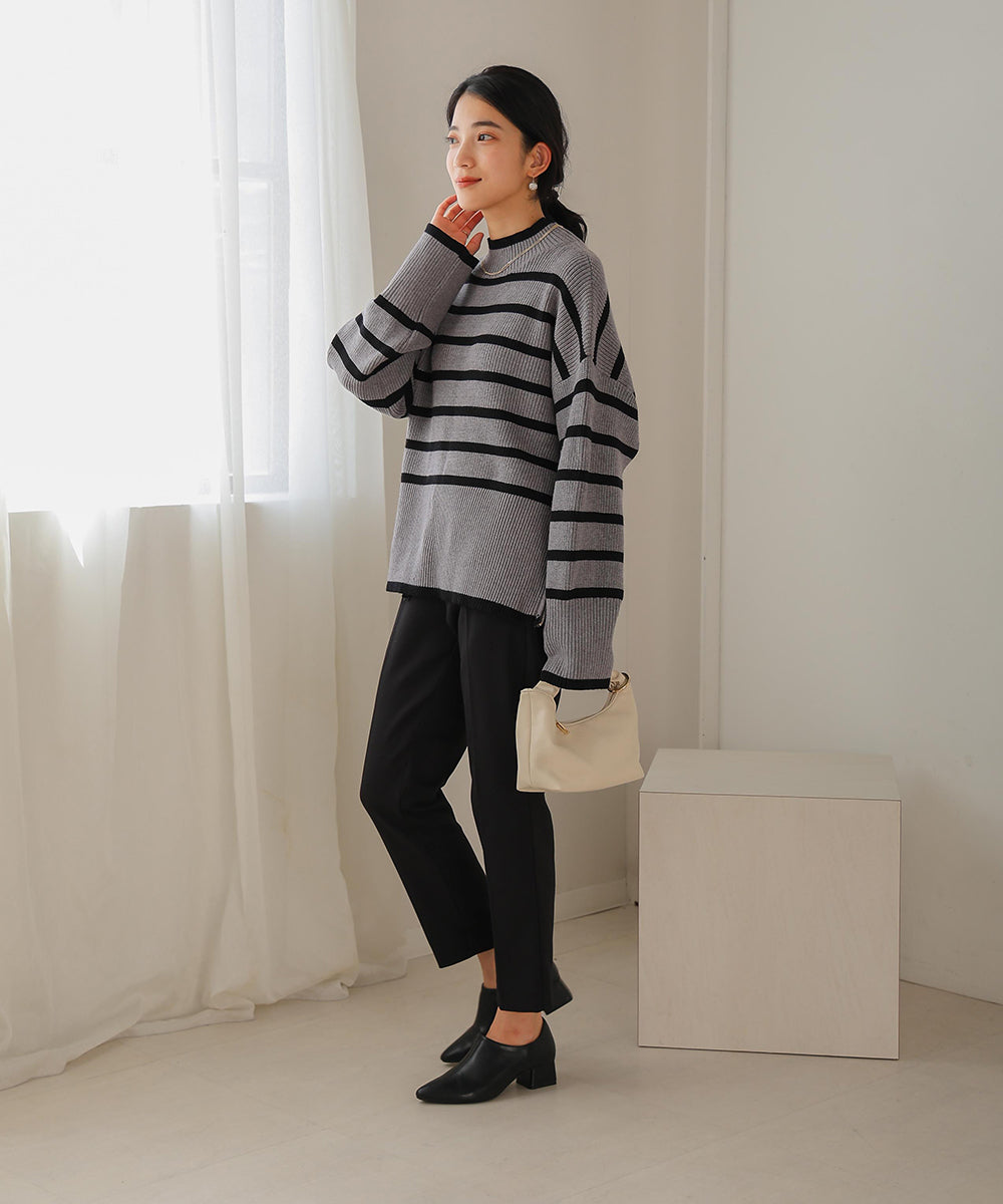 裏起毛スリムパンツ