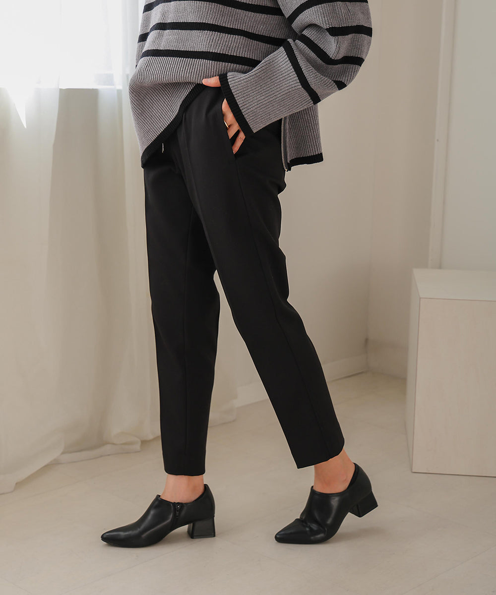 裏起毛スリムパンツ