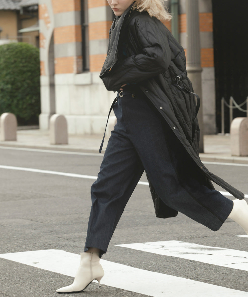 サイドラインワイドパンツ