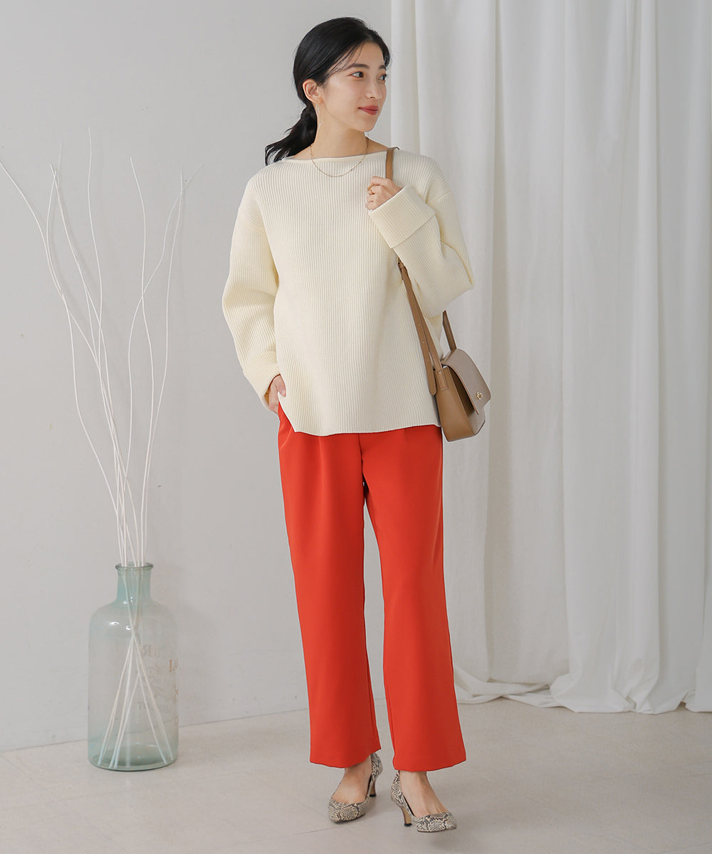 軽量ワイドスリーブニット